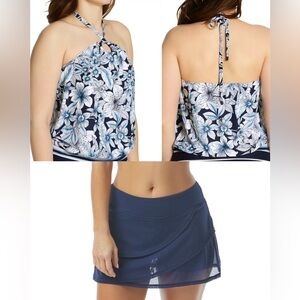 NEW Coco Reef Tankini Top and Swim Skirt Set 38C/L